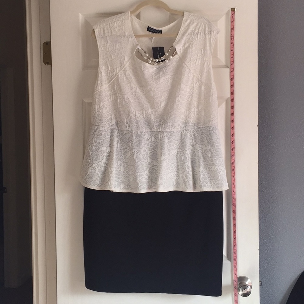 Lace and black dress